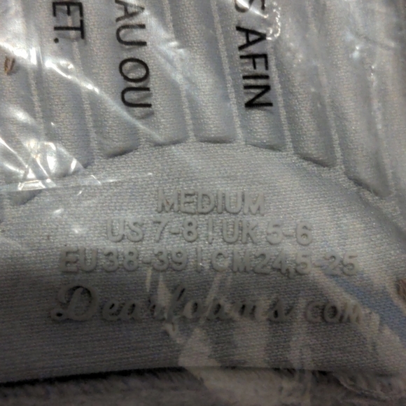 Dearfoams bailey plush fuzzy scuff slippers - Picture 6 of 6